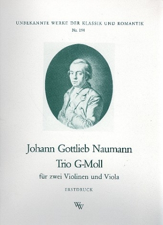 Trio g-Moll fr 2 Violinen und Viola Stimmen