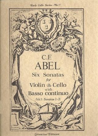 6 Sonatas vol.1 (nos.1-3) for violin, cello and bc