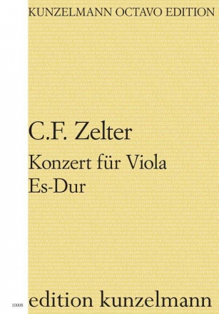 Konzert Es-Dur fr Viola und kleines Orchester Partitur