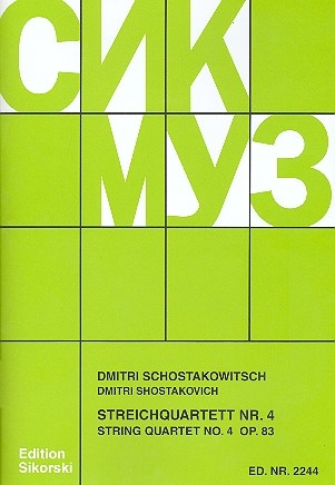 Streichquartett Nr.4 op.83  Stimmen