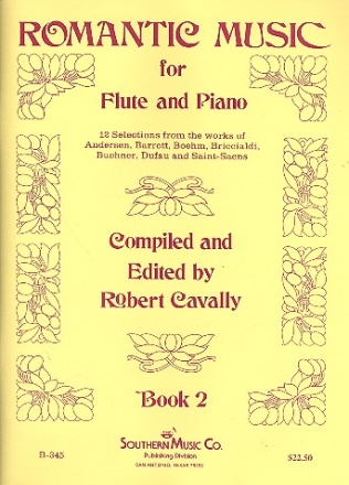 Romantic Music vol.2 12 selections for flute and piano