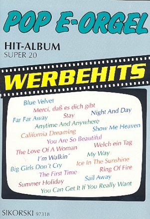 Pop E-Orgel Hit-Album Super 20: Werbehits