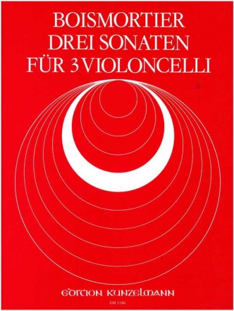 3 Sonaten fr 3 Violoncelli Stimmen