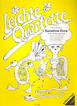 Sunshine-Dixie fr Blechblserquartett (2 Trompeten, 2 Posaunen)