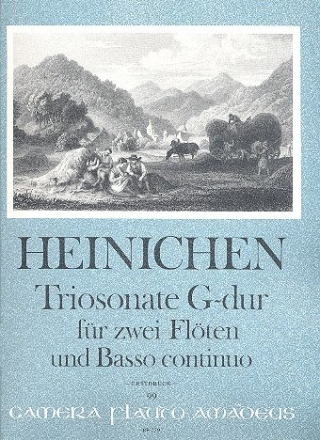 Triosonate G-Dur fr 2 Flten (Flte und Violine) und Bc