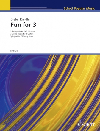 Fun for 3 - 3 Swing-Stcke fr 3 Gitarren Spielpartitur
