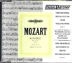 Konzert D-Dur KV314 fr Flte und Orchester CD Begleitung zum Soloinstrument in 3 Tempi