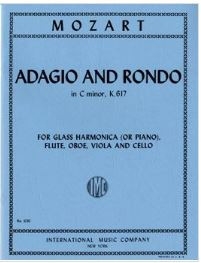 Adagio and Ronde c minor KV617 for Harmonica (or Piano) Flute, oboe, viola and cello parts