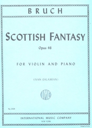 Scottish Fantasy op.46 for violin and piano