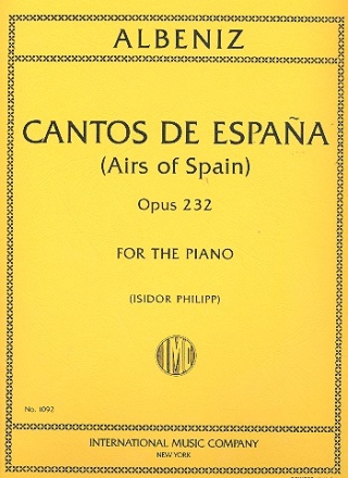 Cantos de espana op.232 for piano