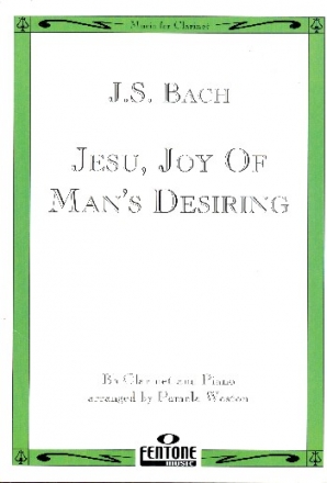 Jesu Joy of Man's Desiring for clarinet and piano