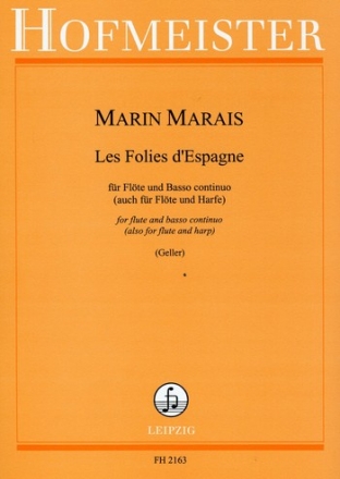 Les Folies d'Espagne fr Flte und Bc (Harfe)