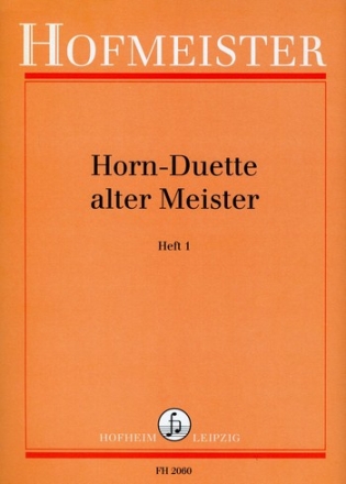 Horn-Duette alter Meister Band 1 fr Horn