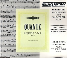 Konzert G-Dur QV5,174 fr Flte, Streicher und Bc CD Begleitung zur Solostimme