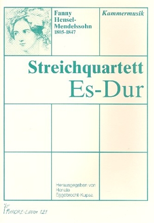 Streichquartett Es-Dur fr 2 Violinen, Viola und Violoncello Stimmen