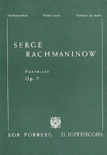 Fantaisie op.7 Fantasie fr Orchester Studienpartitur