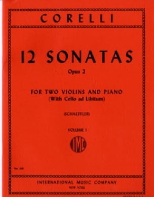 12 Sonatas op.2 Vol.1 (Nos.1-4) for 2 violins and piano (cello ad lib)