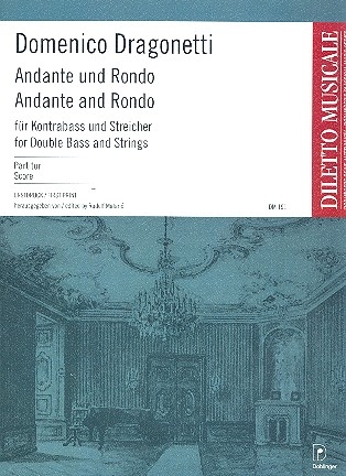 Andante und Rondo fr Kontraba und Streicher Partitur