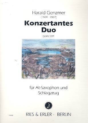 Konzertantes Duo fr Altsaxophon und Schlagzeug