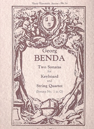 Sonata G major no.1 for keyboard and string quartet