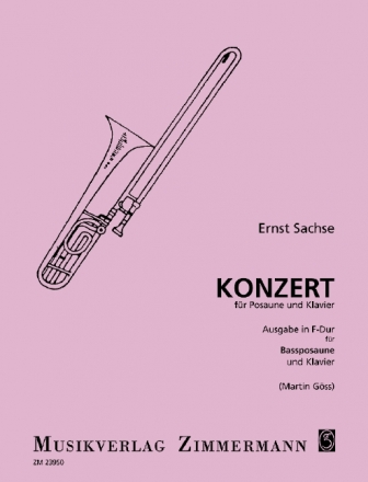 Konzert fr Posaune und Klavier Ausgabe F-Dur fr Baposaune und Klavier