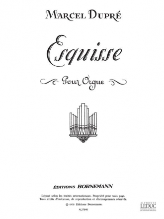 Esquisse op.41 pour orgue