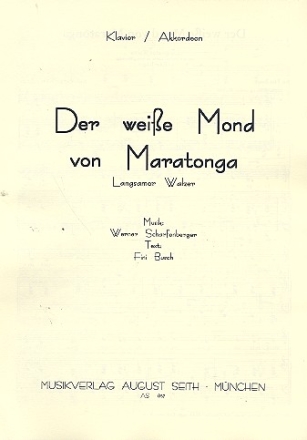 Der weie Mond von Marathonga: Einzelausgabe