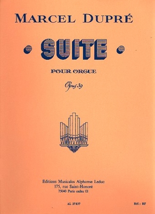 Suite op.39 pour orgue