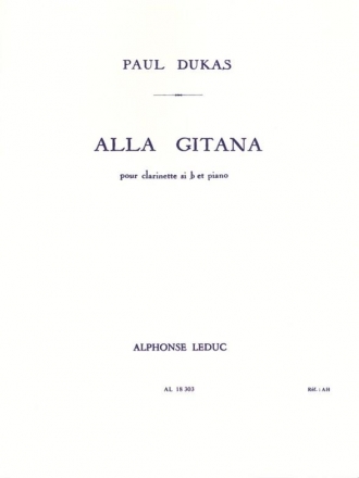 Alla gitana pour clarinette et piano