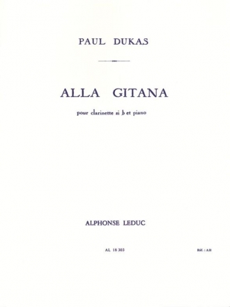 Alla gitana pour clarinette et piano