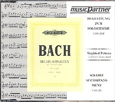 6 Sonaten vol.1 (BWV1014-1016) fr Violine und Cembalo CD mit der Begleitung zur Solostimme