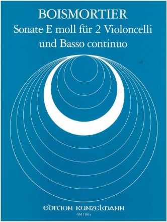 Sonate e-Moll fr 2 Violoncelli und Bc