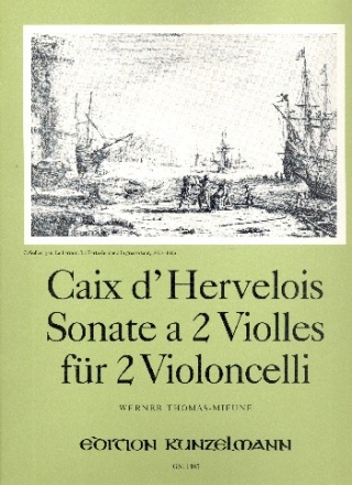 Sonata a 2 violles fr 2 Violoncelli Spielpartitur