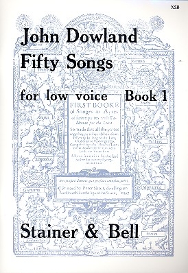 50 Songs vol.1 (Nos.1-25) for low voice and piano