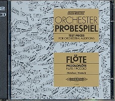 Orchester Probespiel CD fr Flte / Piccoloflte CD Orchesterbegleitung zur Solostimme