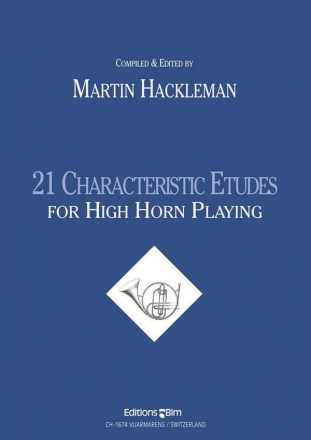 21 characteristic Etudes for high horn playing