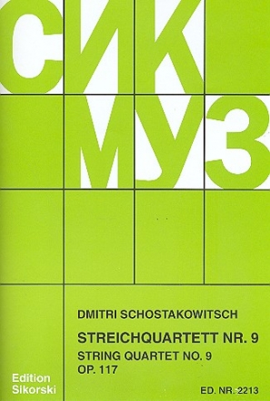 Streichquartett Nr.9 op.117 Stimmen 