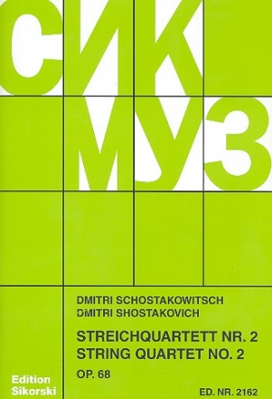 Streichquartett A-Dur Nr.2 op.68  Stimmen