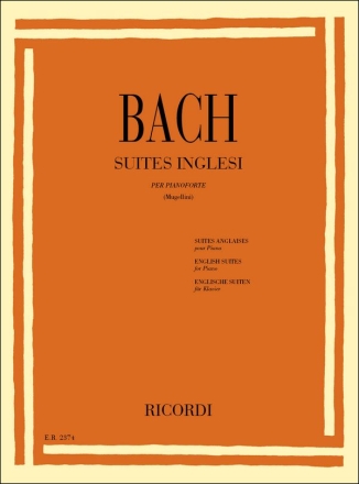 SUITES INGLESI PER PIANOFORTE ENGLISCHE SUITEN MUGELLINI, ED.
