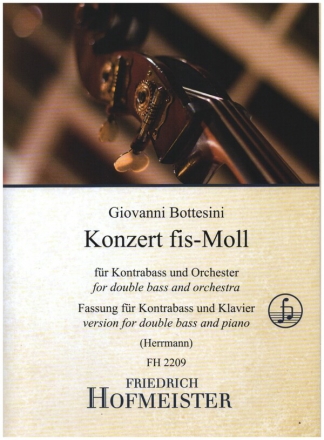Konzert fis-Moll fr Kontrabass und Orchester fr Kontrabass und Klavier