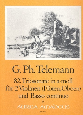 Triosonate a-Moll Nr.82 fr 2 Violinen (Flten, Oboen) und Bc