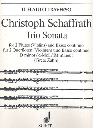 Trio Sonata d-Moll für 2 Flöten (Violinen) und Basso continuo