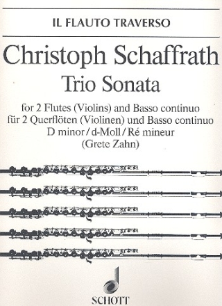 Trio Sonata d-Moll fr 2 Flten (Violinen) und Basso continuo