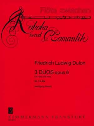 DUO D-DUR OP.6,1 FUER FLOETE UND VIOLA RIEDEL, WOLFGANG, ED