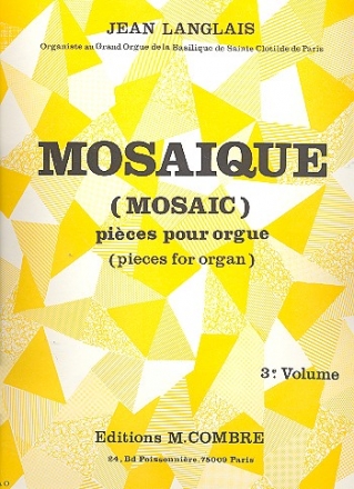 Mosaique vol.3 pices pour orgue