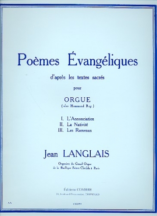 Pomes vangliques pour orgue