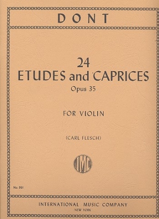 24 Etudes and Caprices op.35 for violin