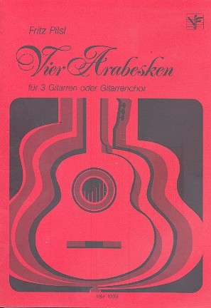 4 Arabesken fr 3 Gitarren Partitur und stimmen