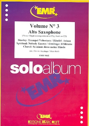 Solo-Album Band 3 fr Altsaxophon mit Klavier- / Orgel-begleitung