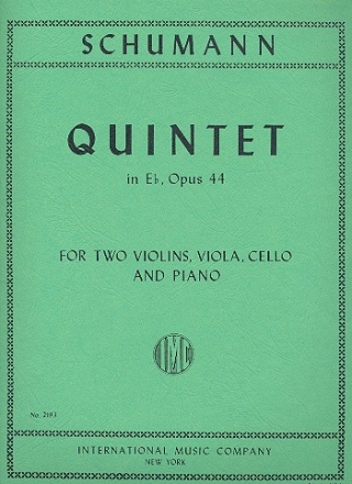 Quintet Eb major op.44 for 2 violins, viola, cello and piano